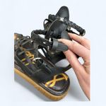 Sam Edelman Black Geana Strappy Platform Gladiator Sandals Women's 9.5 Boho Photo 6