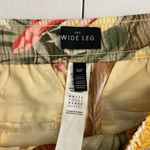 White House | Black Market NWOT women’s yellow floral pull on wide leg pants MP Photo 5