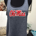 Champion Old Miss Red and Blue Sleeveless Top Photo 0