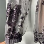 ETIQUETTE Sequined Mini Romper Lilac Small Purple Photo 3