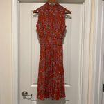 Nanette Lepore  Picante Multi Print Smocked Pleated Midi Dress Easy Care Size 4 Photo 3