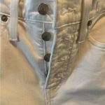 Madewell  10" High-Rise Skinny Jeans in Pure‎ White: Step-Hem Edition size…26 Photo 4