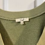 easel Green Front Knot Sweatshirt Photo 0