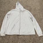 Full Tilt  white full zip hoodie with pockets, size large #hoodies Photo 0