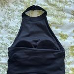 Oysho  Black Workout Halter Top Photo 1