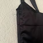 Peppermayo NWT  Odette Satin Mini Dress Black Classic LBD Closet Staple size m Photo 4