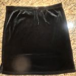 Guess Vintage  Women Black Velour Pull-On Pencil Skirt large‎ Made In USA Mini Photo 0
