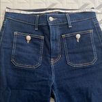 Veronica Beard  Carson high-rise ankle flare jeans dark Size 26 Photo 4