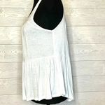 Freebird white gathered layers tank top Size Small White Photo 1