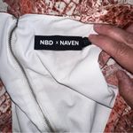 NBD X Naven • Rachel Mini Dress Size XXS Red Snake Party Event Date Night Plunge Photo 8