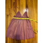 Victoria's Secret Victoria’s Secret Women’s Small Y2K Lace Mesh Sheer Strap Babydoll Nighty Slip Photo 1