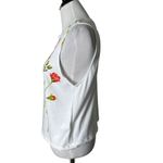 Fabletics White Floral Logo Muscle Tank Top Size XS Athletic Tee Sleeveless NEW Photo 1