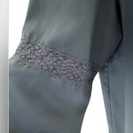 Collective Concepts Grey Blouse with Lace Details. Photo 5