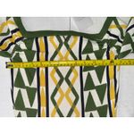 MISA Los Angeles  Geometric Print Off Shoulder Long Sleeve Knit Maxi Dress XS Photo 5