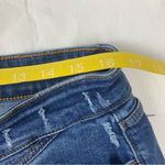 Judy Blue  size 14 W Skinny fit Leg Jeans Classic Blue double button retro 90s hi Photo 5