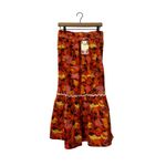 Farm Rio Tiered Flare-Hem Printed Midi Skirt Photo 3