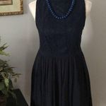 Xhilaration Lace Dress M Sleeveless Lined Keyhole Back Two Button Zipper Side Photo 1