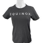 Equinox Women's Black Short Sleeve Crew Neck Knit Slim Fit Tee T Photo 0