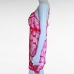 Jaclyn Smith  Pink Red Heart Pattern Lace Trim Chemise Size Medium Photo 2