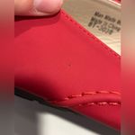 Victoria K. Red Detailed Boat Flats w/ Crystal Golden End Ties Size 9 Photo 11