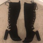 Cape Robbin Peep Toe Over The Knee Heel boots 7M Photo 0