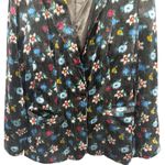 Anthropologie Et Twa Floral Corduroy Blazer Jacket Size 12 Boho Bohemian Retro Photo 7