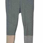 Outdoor Voices  7/8 Dipped Colorblock Leggings Size Medium Light Blue Gray Pink Photo 0