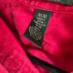 Ralph Lauren Lauren Red 100% Linen Button Down Shirt Women' Sz medium Photo 7