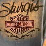 Harley Davidson Vintage 2013 Harley-Davidson Sturgis South Dakota Double-Sided Graphic Tee Sz M Photo 1
