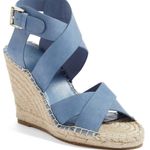 Joie NEW ‎ kaelyn espadrilles wedge sandals blue Photo 0
