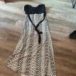 One Step Up Strapless ‎ dress Size medium. Lightweight black and white Photo 4