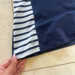 Tangerine  Like New Dark Navy Blue Striped Racerback Tank Sz Small Photo 2