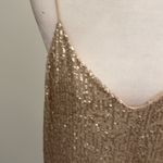 Gentle Fawn NWT  Gold Sequin Party Dress Sz L Photo 1