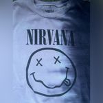Nirvana smiley face purple tie dye sweatshirt, size 2XL Photo 3