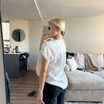 Gap  White Blouse Short Sleeve Photo 2