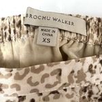 Brochu Walker  Rovena Midi Skirt Drop Waist Pleated Animal Print Size XS Photo 8