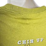 Simply Southern Guacamole Green Chin Up Buttercup Graphic Tee Women’s Size Small Photo 5