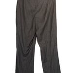 Merona Gray Wool Blend Striped Business Dress Pants Slacks Women Sz 10 Photo 1