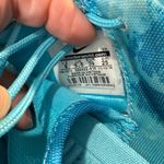 Nike  Women's Roshe Run Sneakers "Clearwater" White/Electric Blue-8 Photo 5