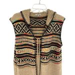 JODIFL Southwestern Boho Colorful Long Knit Sweater Vest Cardigan Photo 5