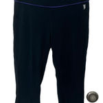 Avia Avía SZ S black cropped leggings with purple trim Photo 0