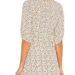 Faithfull the Brand Sidonie Mini Dress Aurelia Off White Chestnut Floral Print 4 Photo 3