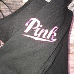 PINK - Victoria's Secret Victoria’s Secret pink Chicago bling shirt light weight black and silver size SM Photo 2