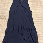 Trixxi Navy Blue Flowy Dress Photo 1
