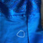 Vintage Royal Blue Beaded Dress Size 8 Photo 3