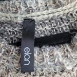 Elan OMBRE WOOL OPEN KNIT LONG LINE TUNIC WITH METALLIC WEAVE ACCENTS LARGE Photo 10