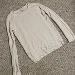 Aeropostale White Knit Chunky Sweater Size M Size M Photo 0