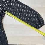 J.Crew Big Bow Midi Dress Clip Dot Black Size 0 Photo 5