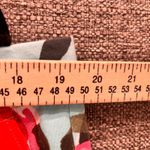 Denim And Co Womens Pullup Pants‎ Size XL Beach Sea Floral Print Cotton Wide Leg Red Photo 12