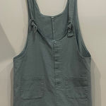 Stylish slate blue Sleeveless shorts Romper medium like new Photo 0